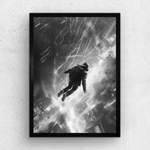 Electrified Ascension (Framed Print)