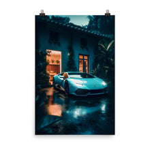 Load image into Gallery viewer, Poster Blue Lamborghini (Test)

